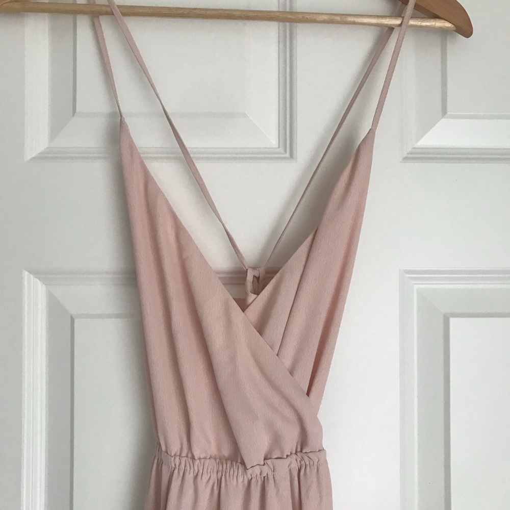 LULU’S PALE PINK DRESS